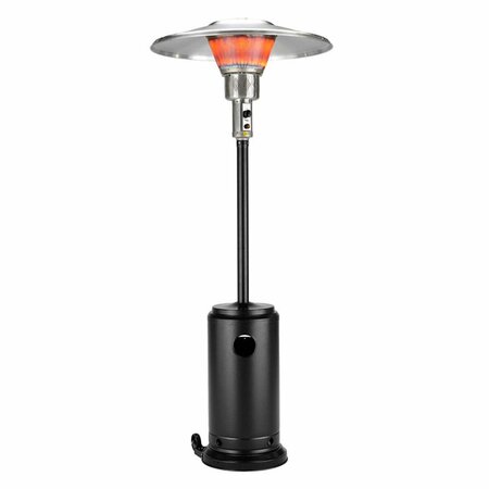 ADORNOS 90 in. Tall Commercial Patio Heater, Black AD2769270